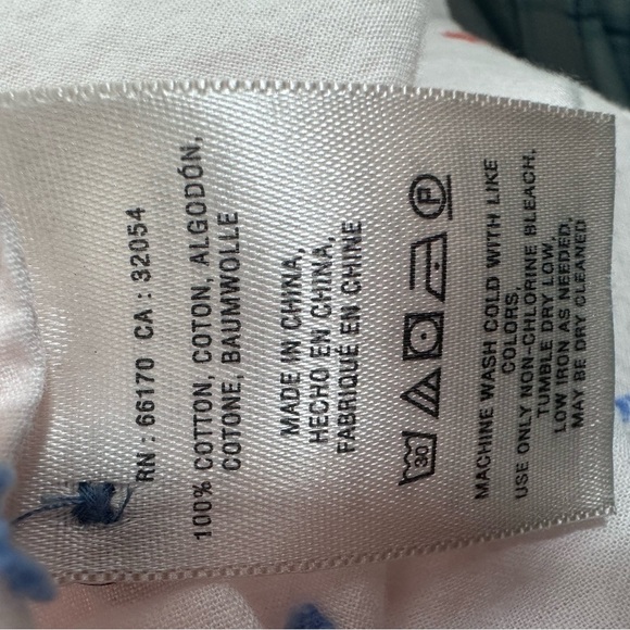 Anthropologie Maeve White and Orange tepee print button down size 10 - Picture 13 of 14